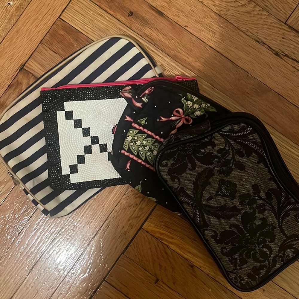 Makeup bags ($5 each or 15 for all)